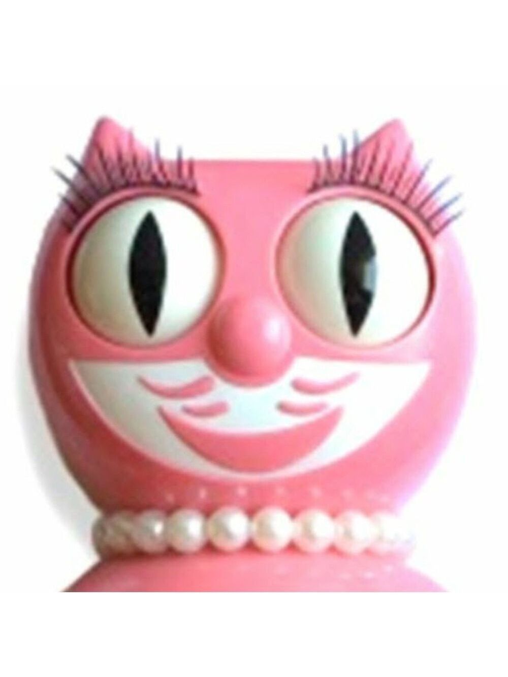 RETIRED Urban Outfitters Strawberry Ice Pink Lady Kit-Cat Clock - Picture 5 of 5